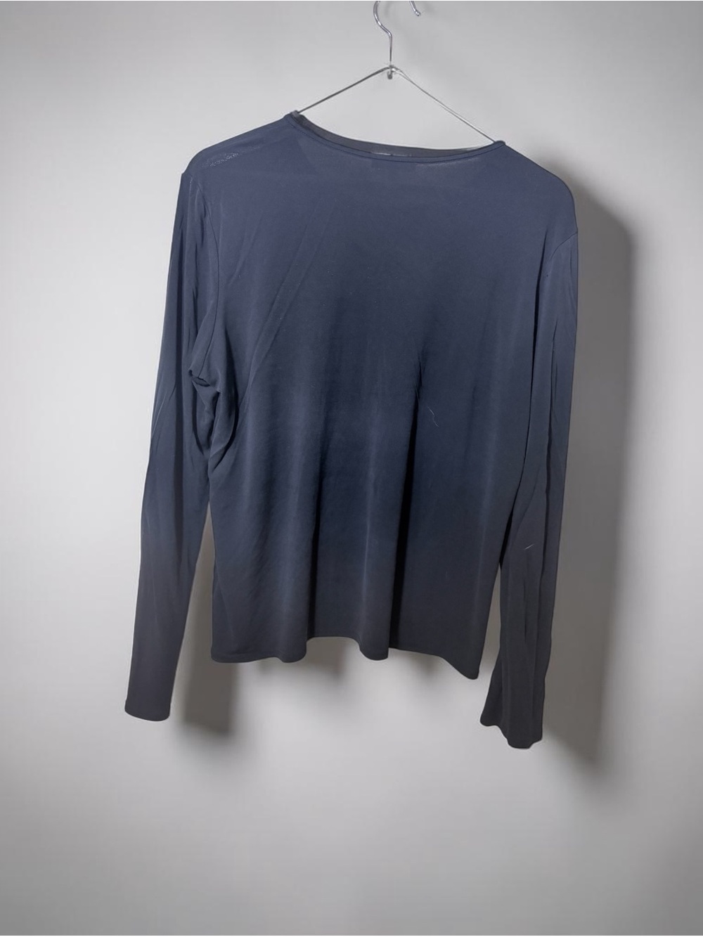 Eileen Fisher 100% Silk Semi Sheer Top L - Picture 3 of 5